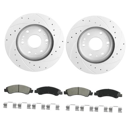 Front Brakes and Rotors for 08-13 Silverado 1500, 08-20 Tahoe | 08-13 Sierra