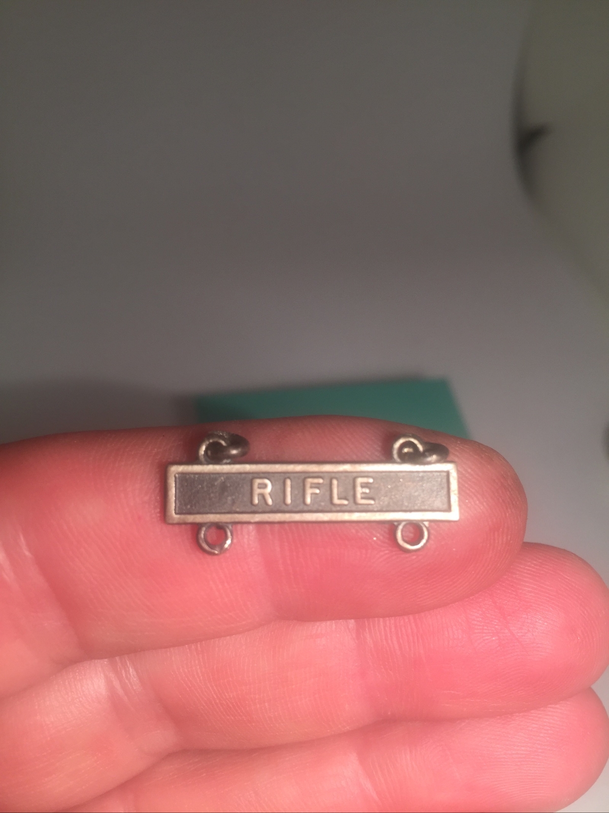 U.S. ARMY QUALIFICATION BAR  RIFLE - STERLING SILVER