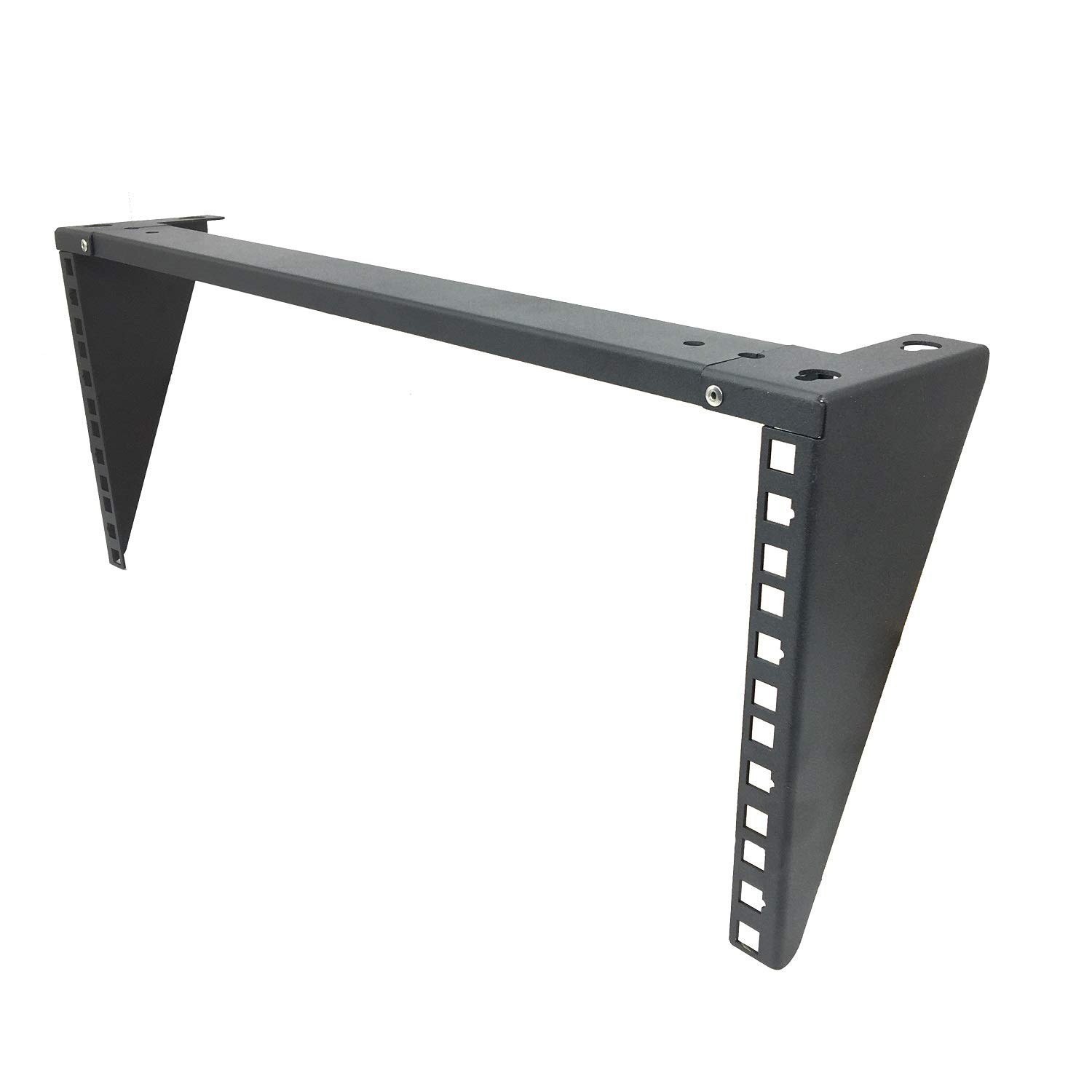 4U Vertical Wall Mount Rack 19" Steel Under Desk Bracket