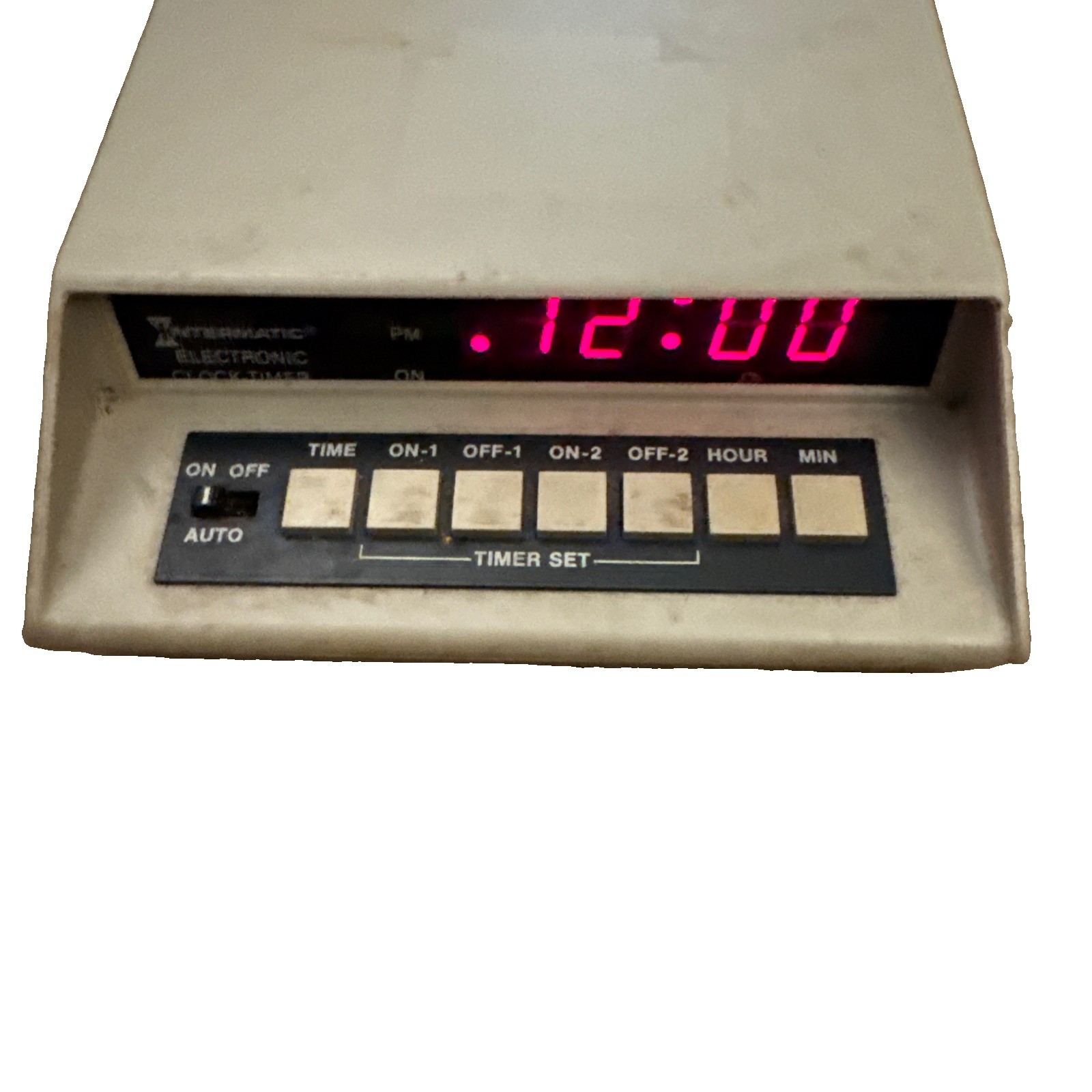 Intermatic EN1911 Electronic Clock-Timer Dual Event LED Display Tested