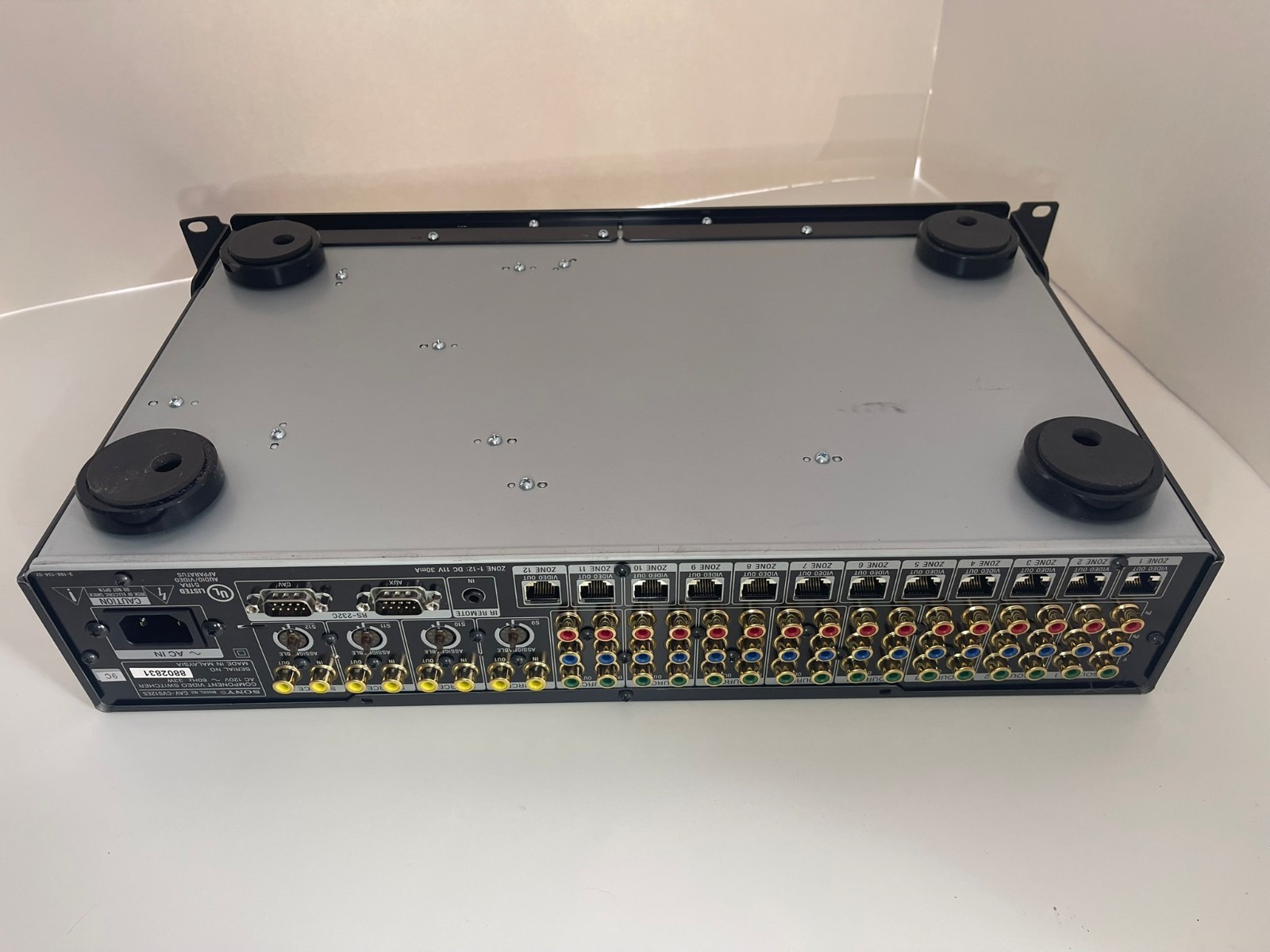 Sony CAV-CVS12ES 12x12 HD Component Video Matrix Switcher, Multi-Zone, ES