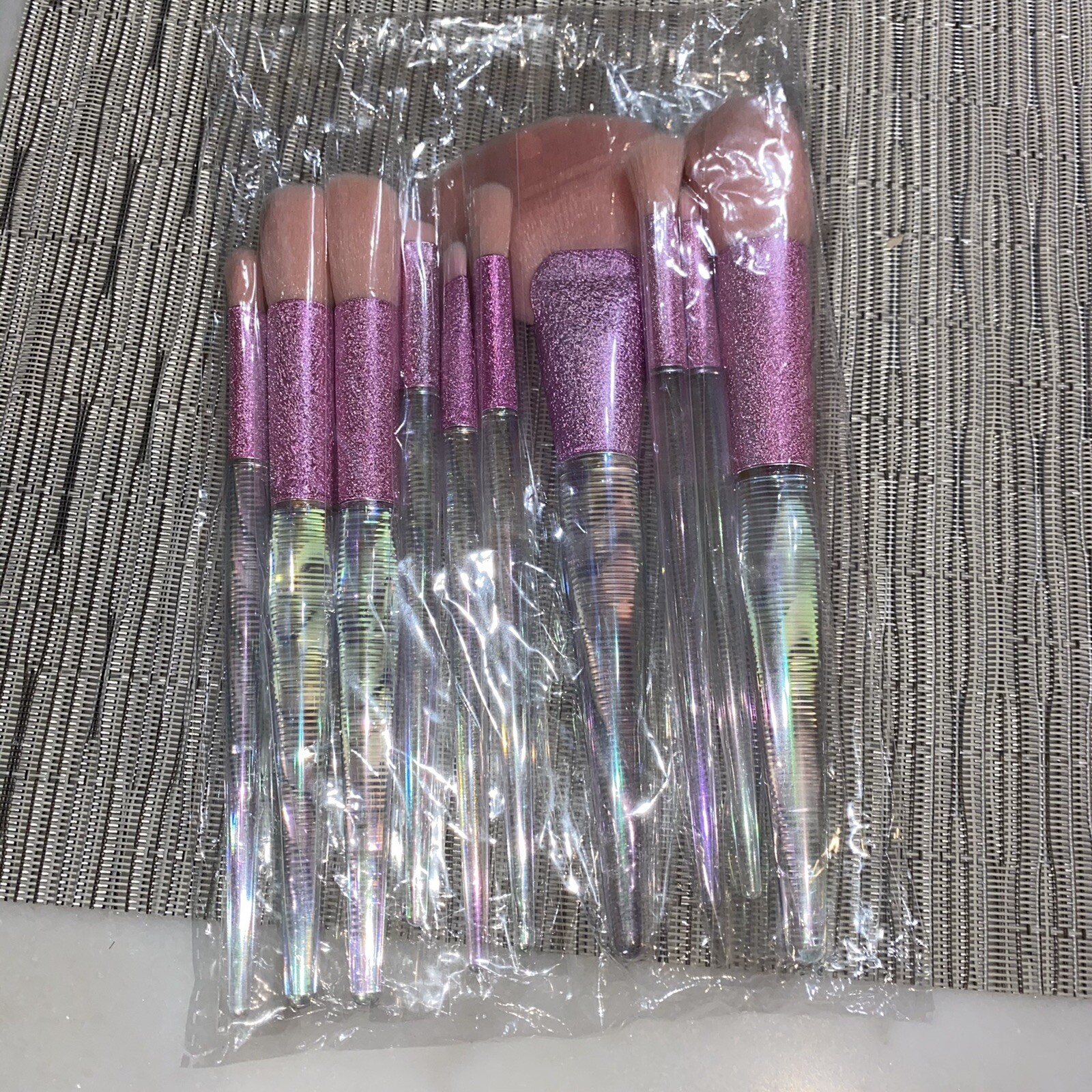Holographic 10 Piece Brush Set