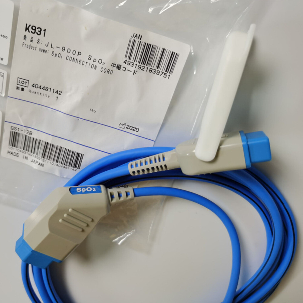 For Nihon Kohden Spo2 Connection Cord JL-900P SpO2 Extension Cable Adapter Cable