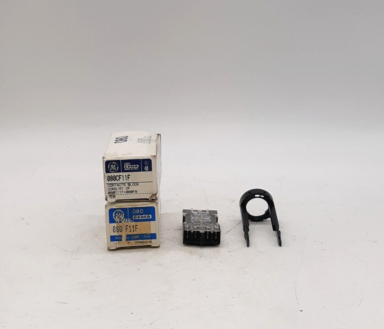 GE 080CF11F Contact Block - Lot of 2