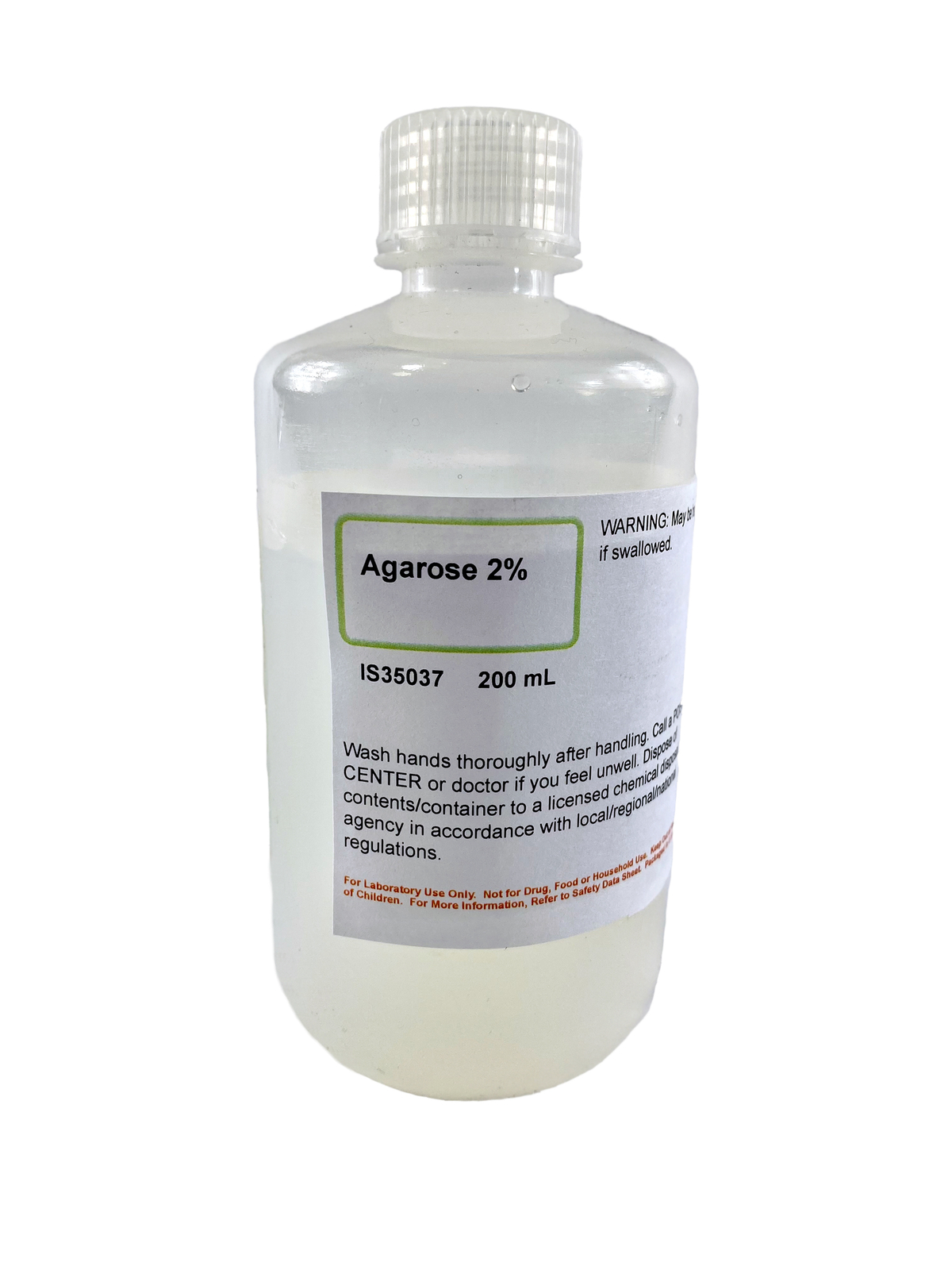 Prepared Agarose 2%, 200mL - Reagent Grade - Innovating Science