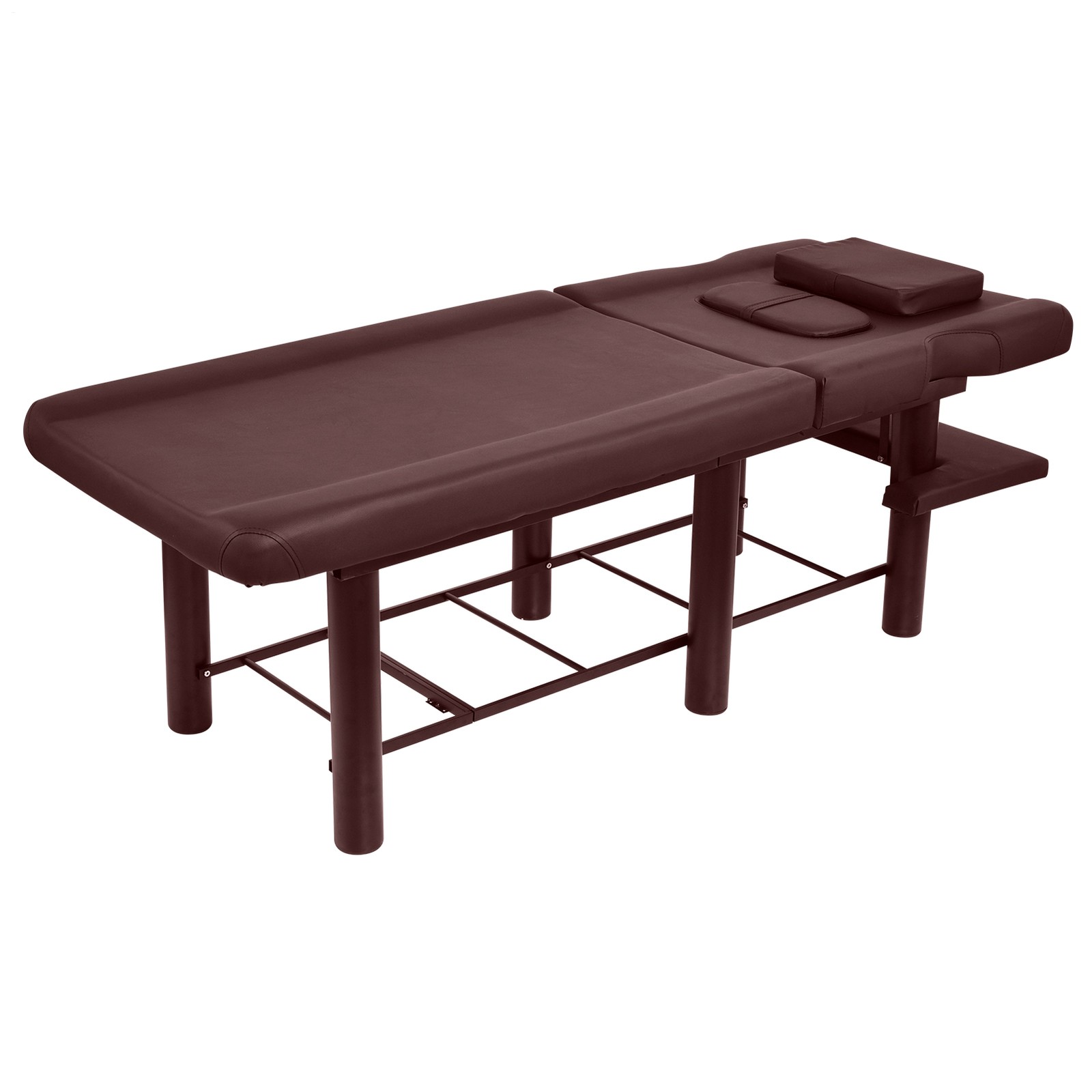 Stationary Massage Table PU Leather for Physical Therapy & Spa