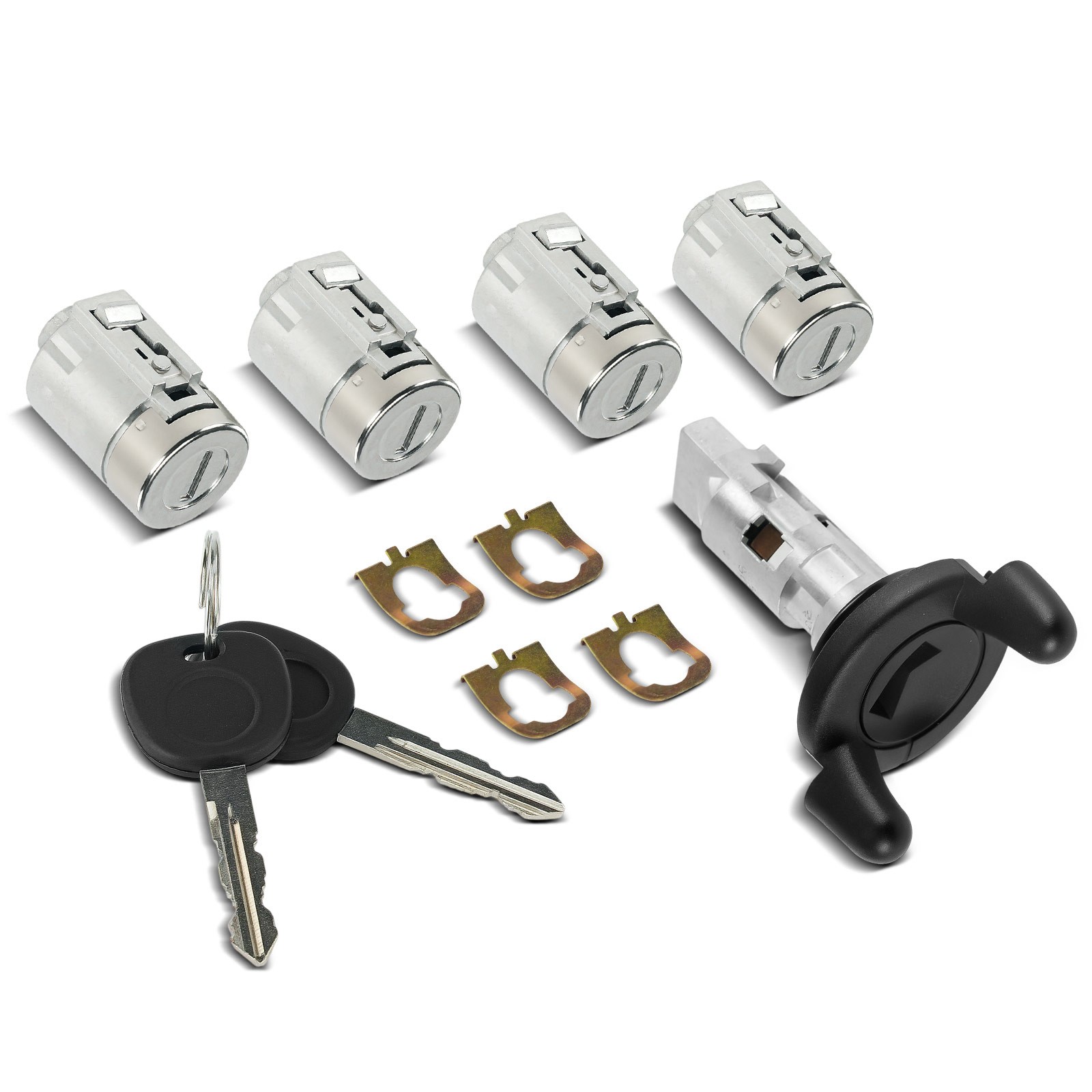 5x Door Lock Cylinder Set for Chevy Express 1500 GMC Savana 1500 01-07 w/ 2 Keys