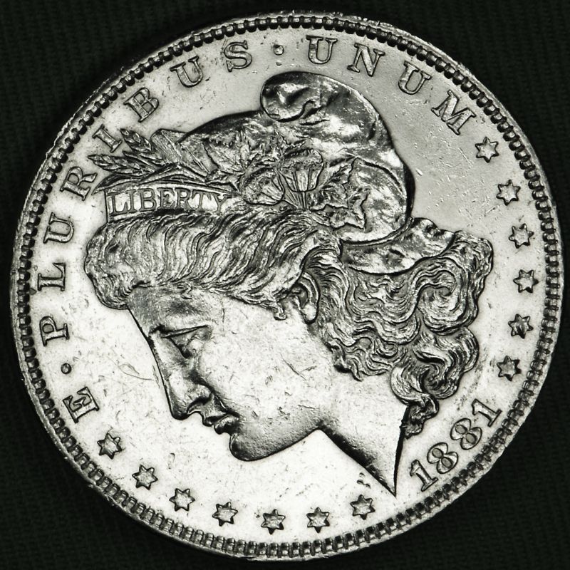 1881-o Silver Dollar.High Grade.Full Chest Feathers (Inventory A)