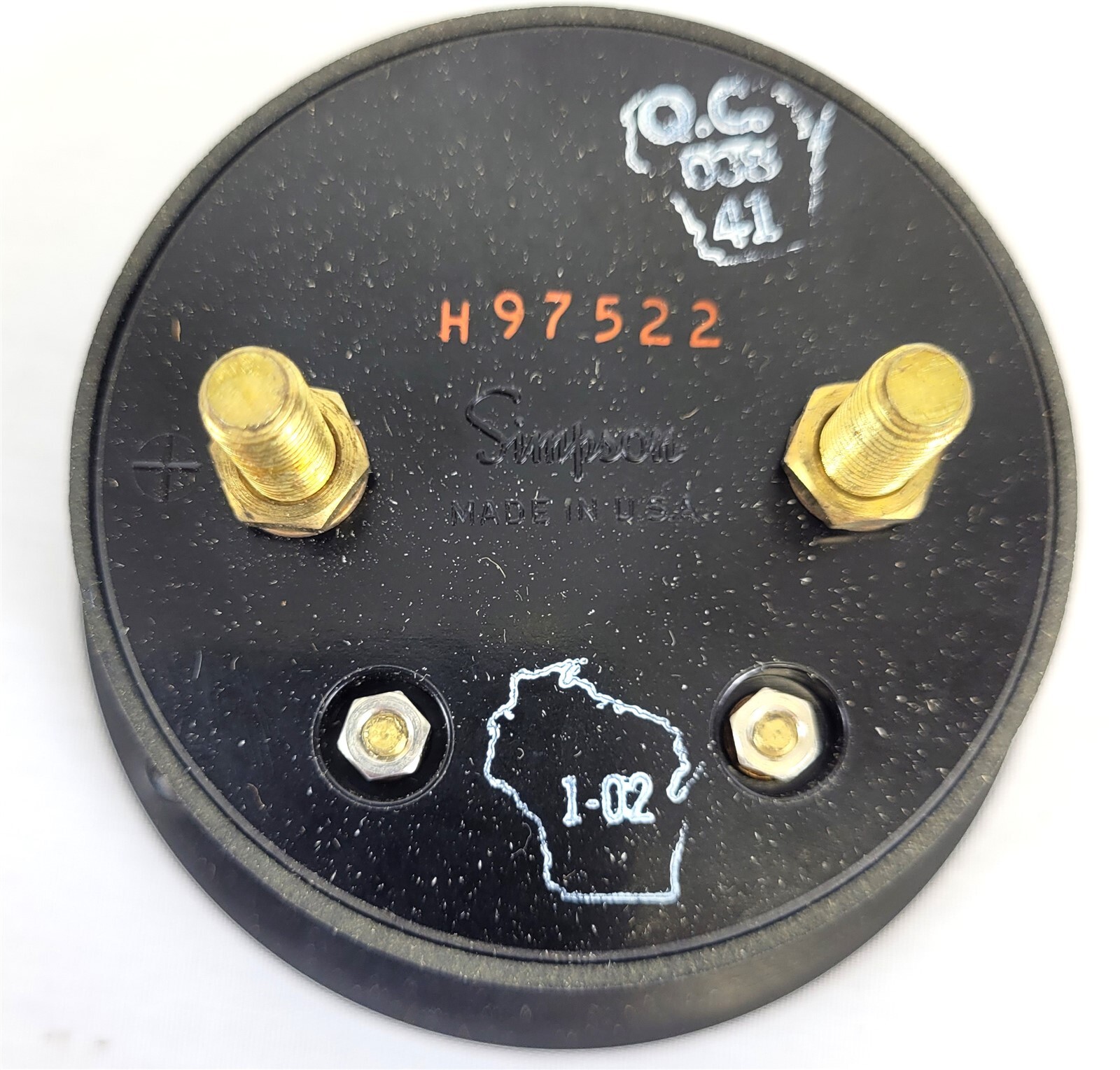 Simpson Instruments Model #8574 Cat. #03691 Panel Meter NOS ~ T244G