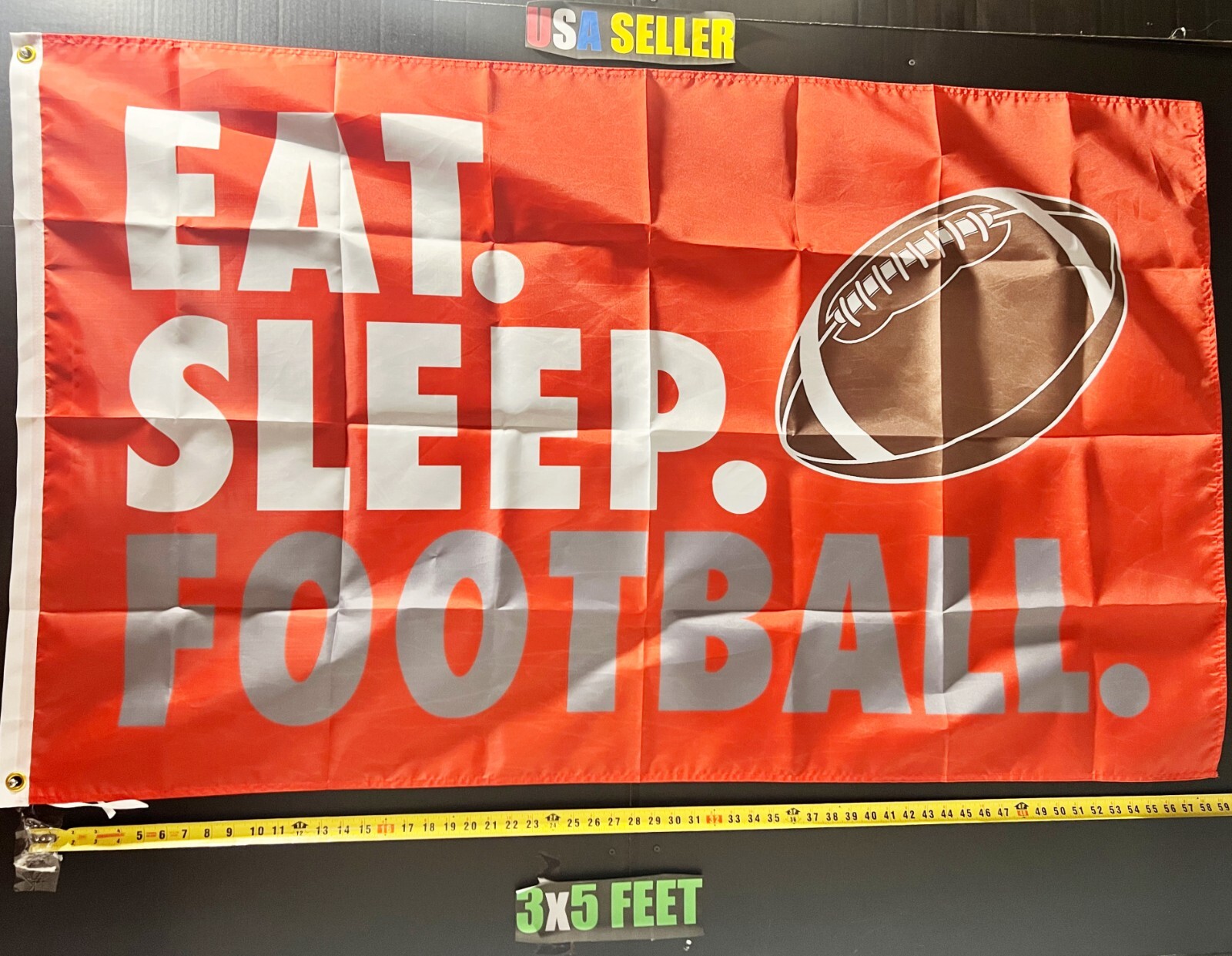 Football Flag FREE SHIPPING R Man Cave Beer America Jesus NFL NCAA USA Sign 3x5'