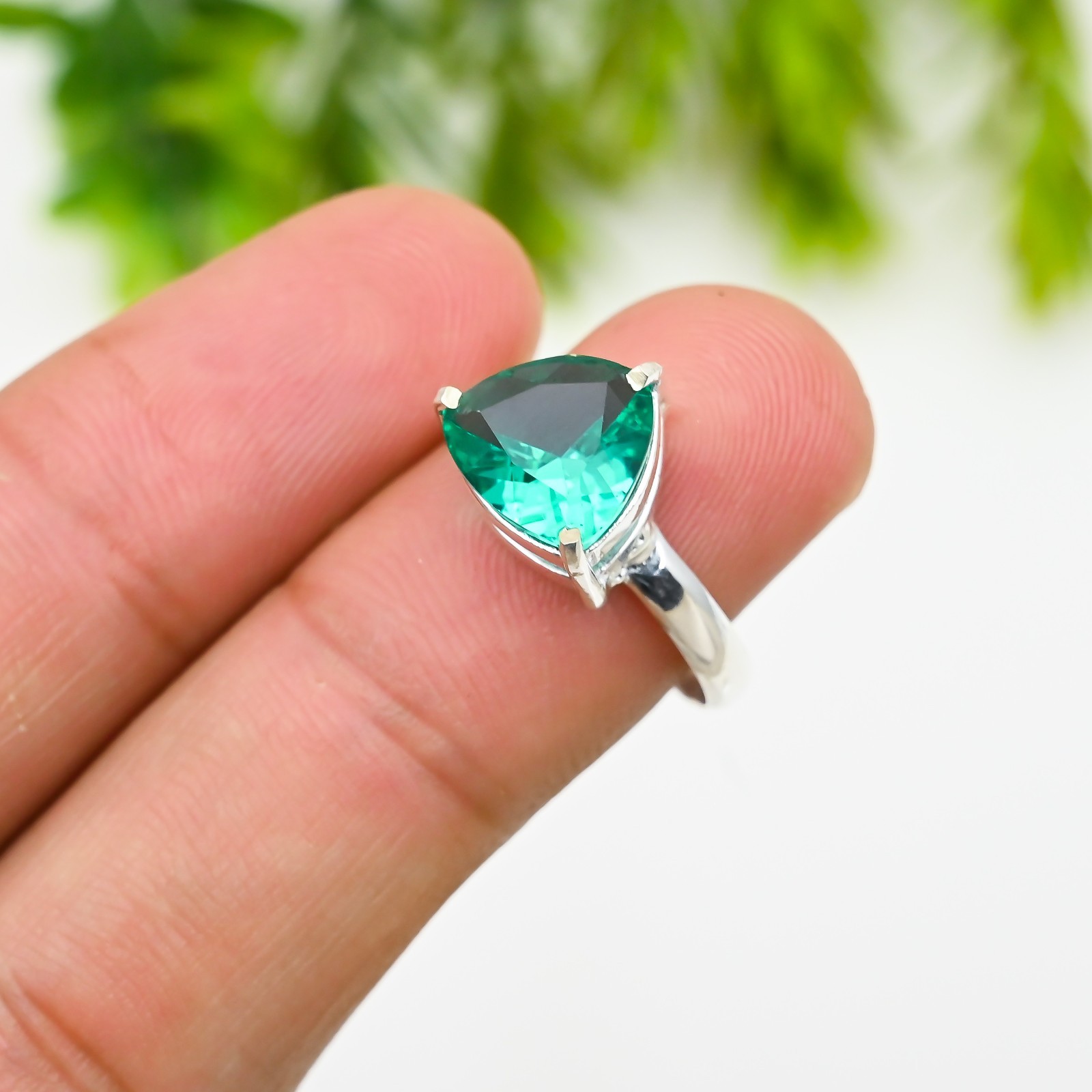 Tourmaline Gemstone 925 Sterling Silver Ring Handmade Jewelry Ring For Gift