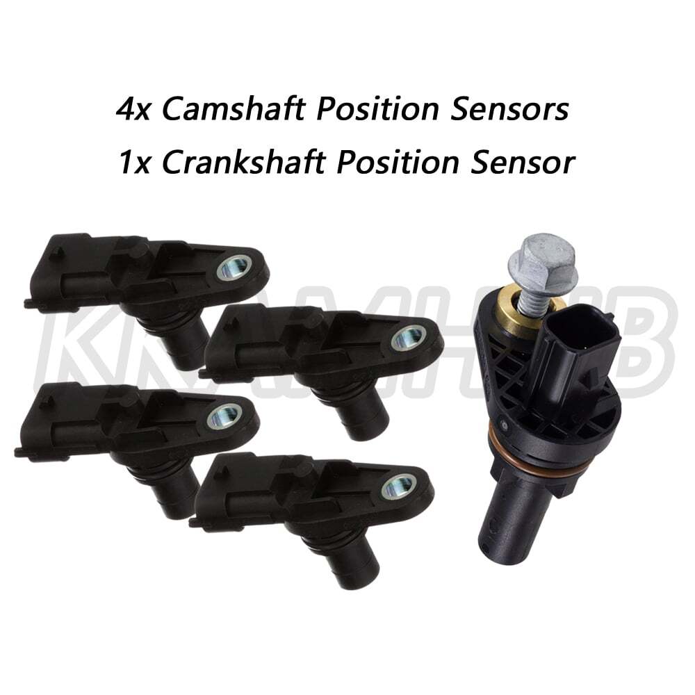 4xCamshaft+1x Crankshaft Position Sensors fit for Saturn Outlook Vue PC566+PC762