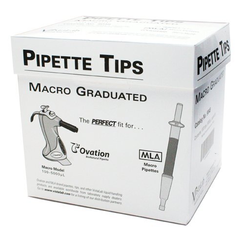 VistaLab 5mL Pipette Tips, MLA, Graduated, Boxed, Non-sterile 100/case, 9048