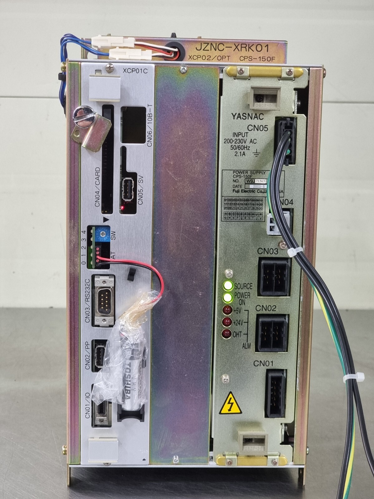 Used YASKAWA JZNC-XRK01D-1 ROBOT CONTROLLER YASNAC JZNC-XRK01 #1