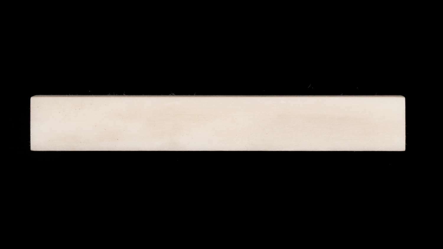 Tone Ninja Genuine Bone Nut Blank, Bleached 5/16" thick NBT-NB26