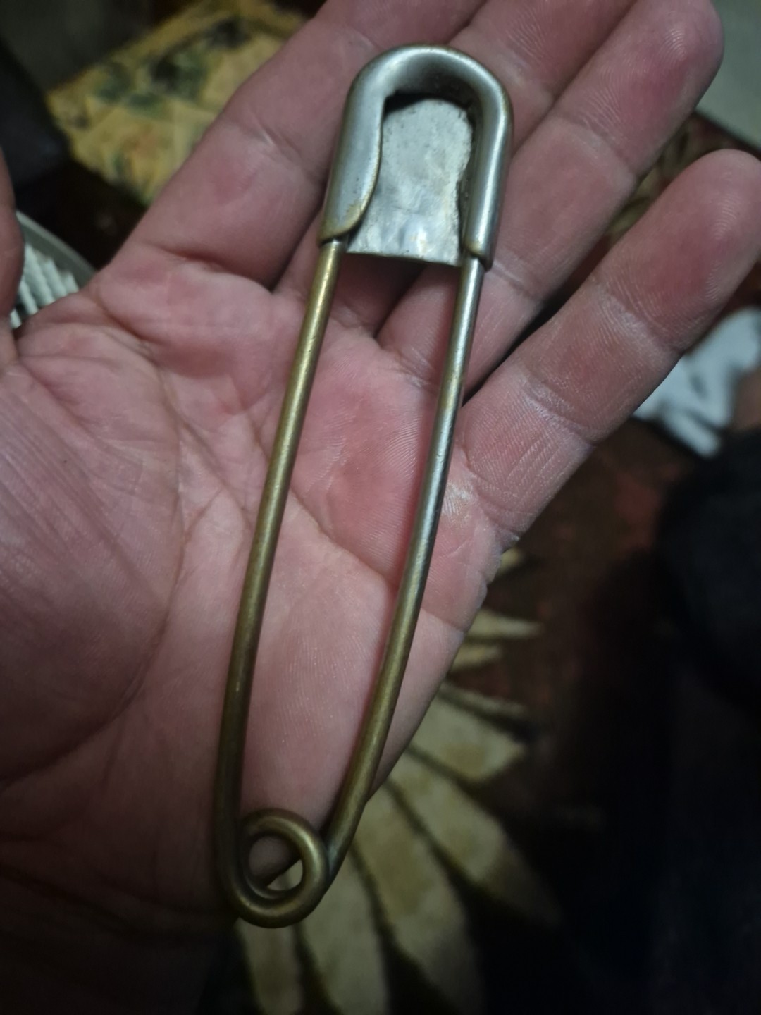 Vintage Horse Blanket Safety Pin 5 inches Long