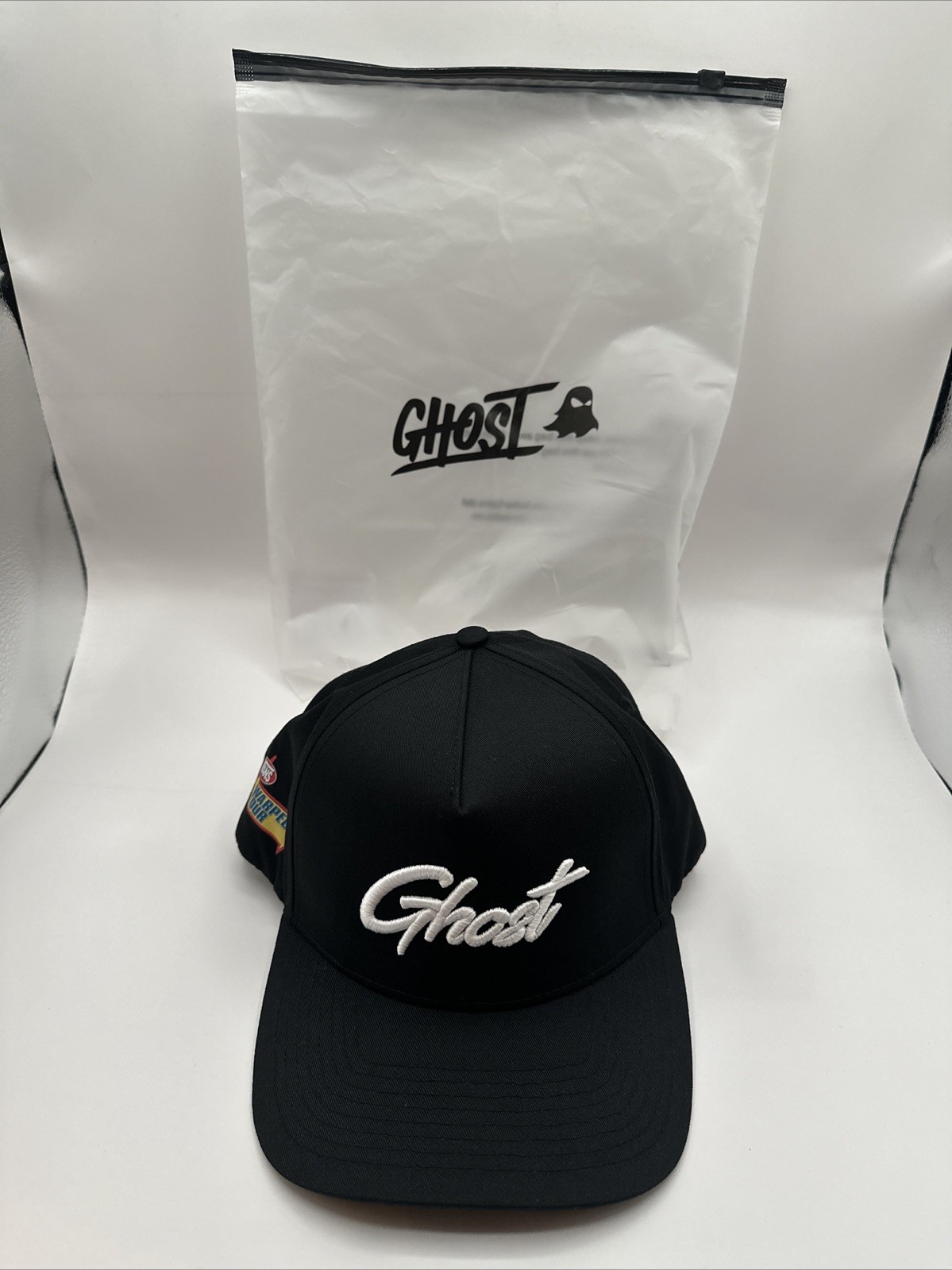 Ghost Energy Baseball Hat Warped Your Black Brand New SnapBack