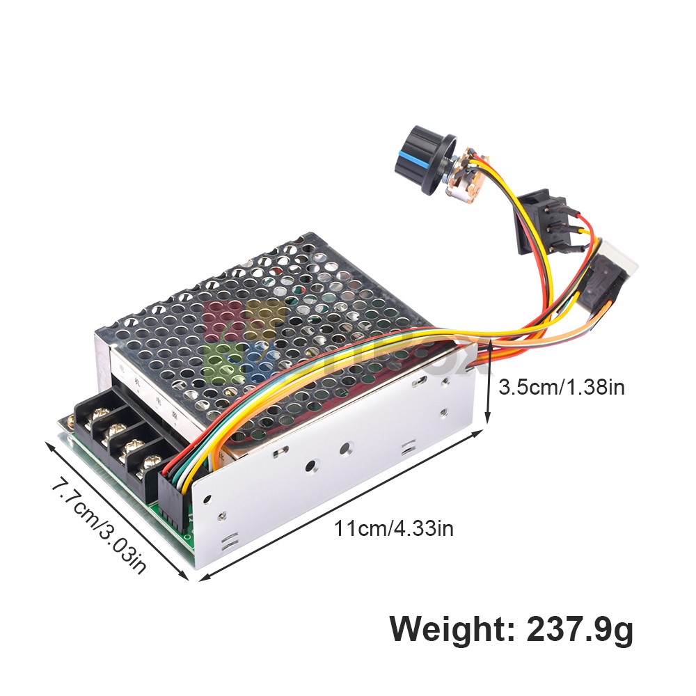 DC 10-50V 40A Motor Speed Control PWM Controller CW CCW Reversible Switch