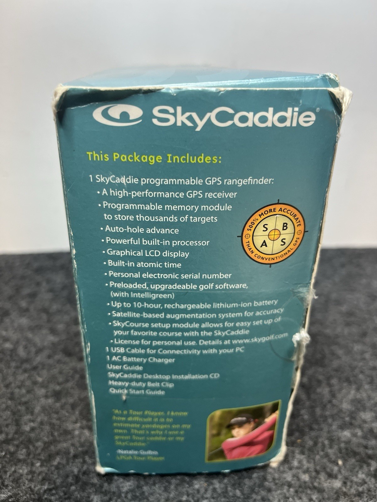 SkyCaddie SG2 GPS Golf Rangefinder Complete w Box Manuals & Accessories