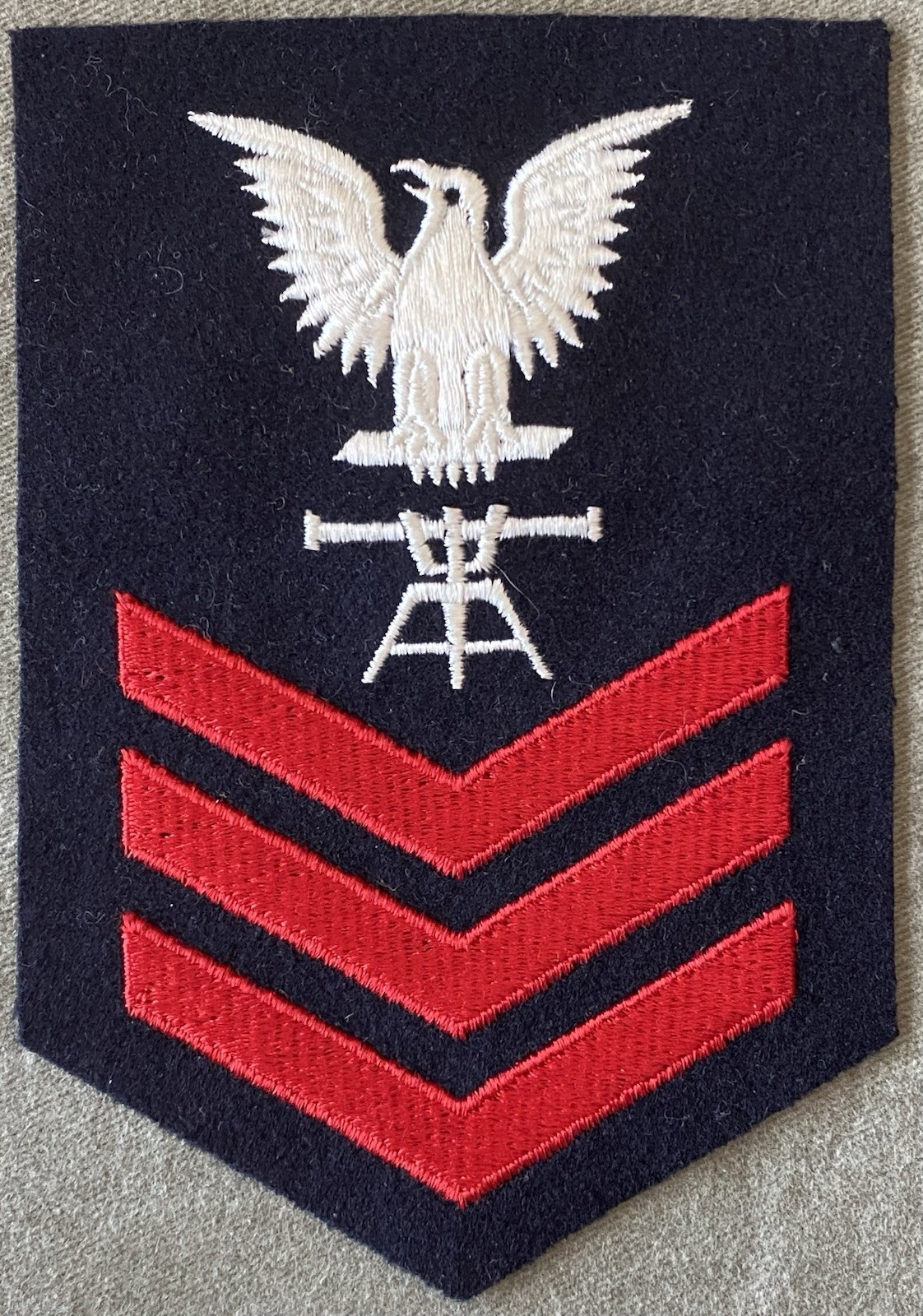 US Navy Rate Fire Control Technician 1st Class Petty Officer rank Patch USN FT1