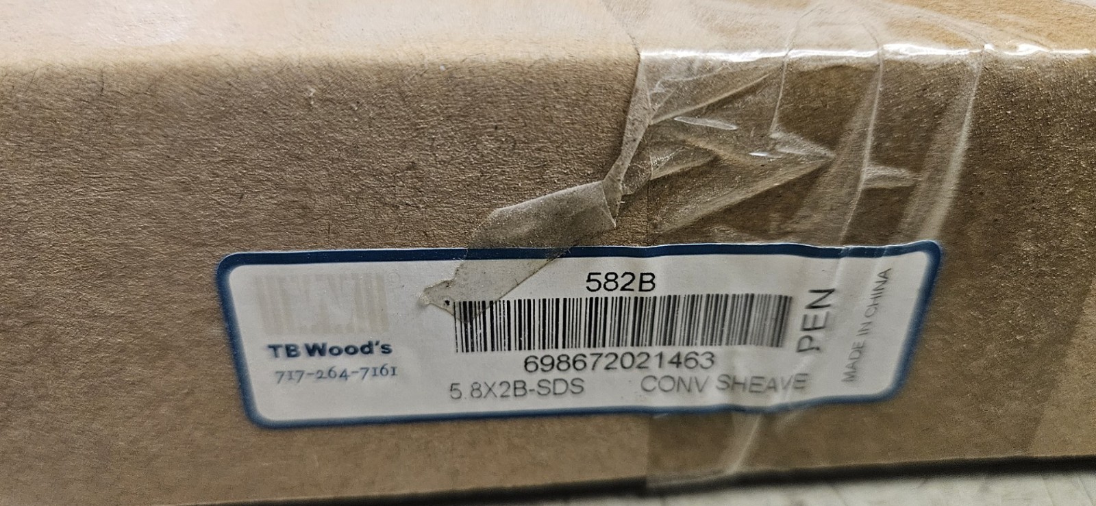 TB Woods 582B Bushed V-Belt Pulley