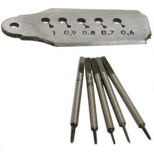 Mini Tap & Die Set with Screw Plate & Taps Jewelers Jewelry Design Repair Tool