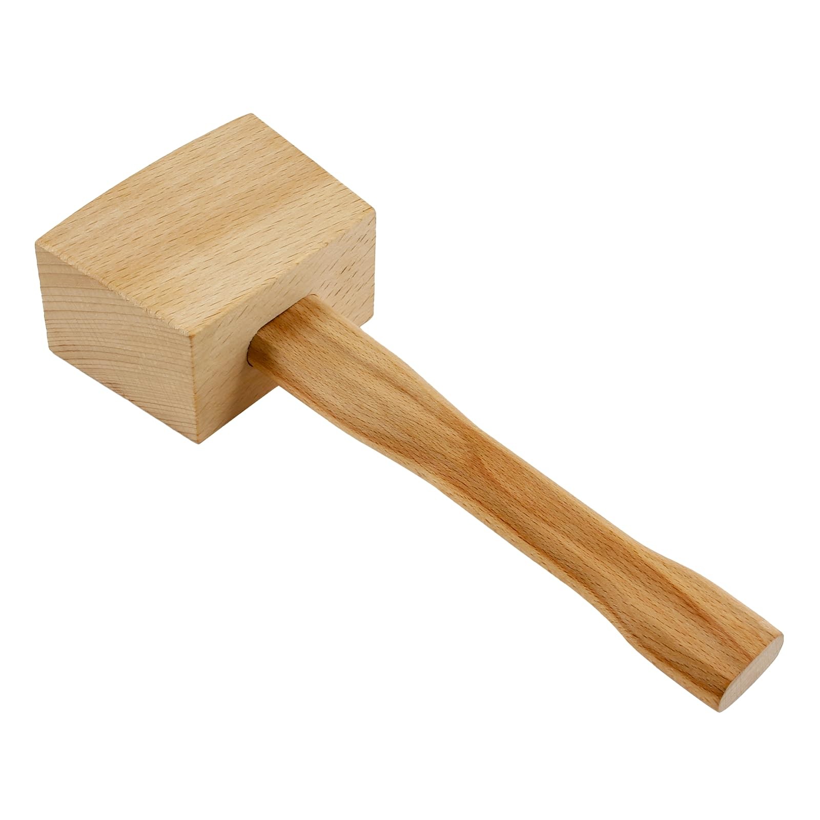 1 PCS 9.6 Inch Wooden Mallet Hammer Heavy Duty Beech Carving Hand Tool