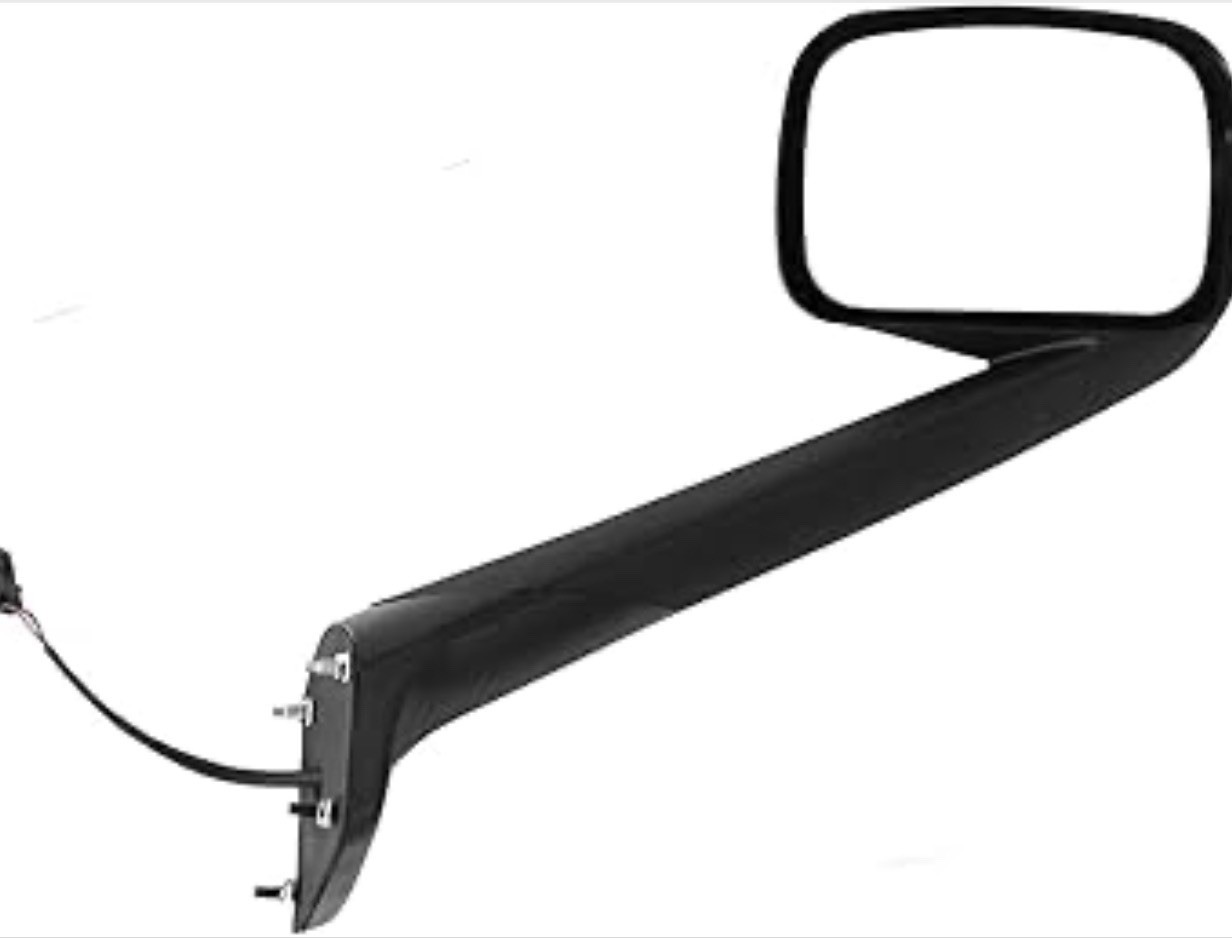 Black Hood Mirrors Fit for New Freightliner Cascadia 2018-2022, Hood Mirror R.H.
