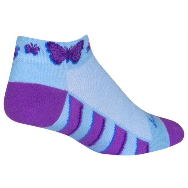 Socks - SockGuy - Flutterby S/M Women's 1" Cycling/Running NEW