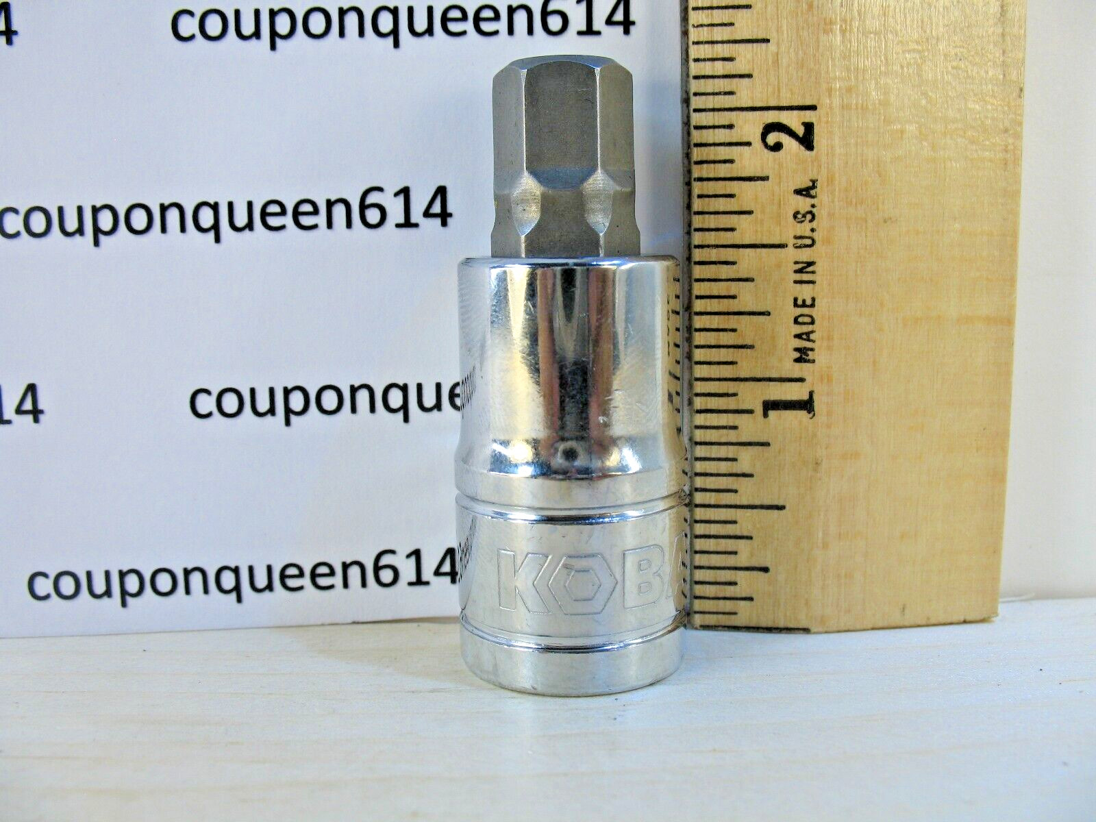 Kobalt 81987-0322, 1/2" Drive Hex Bit Socket 7/16" - Brand New