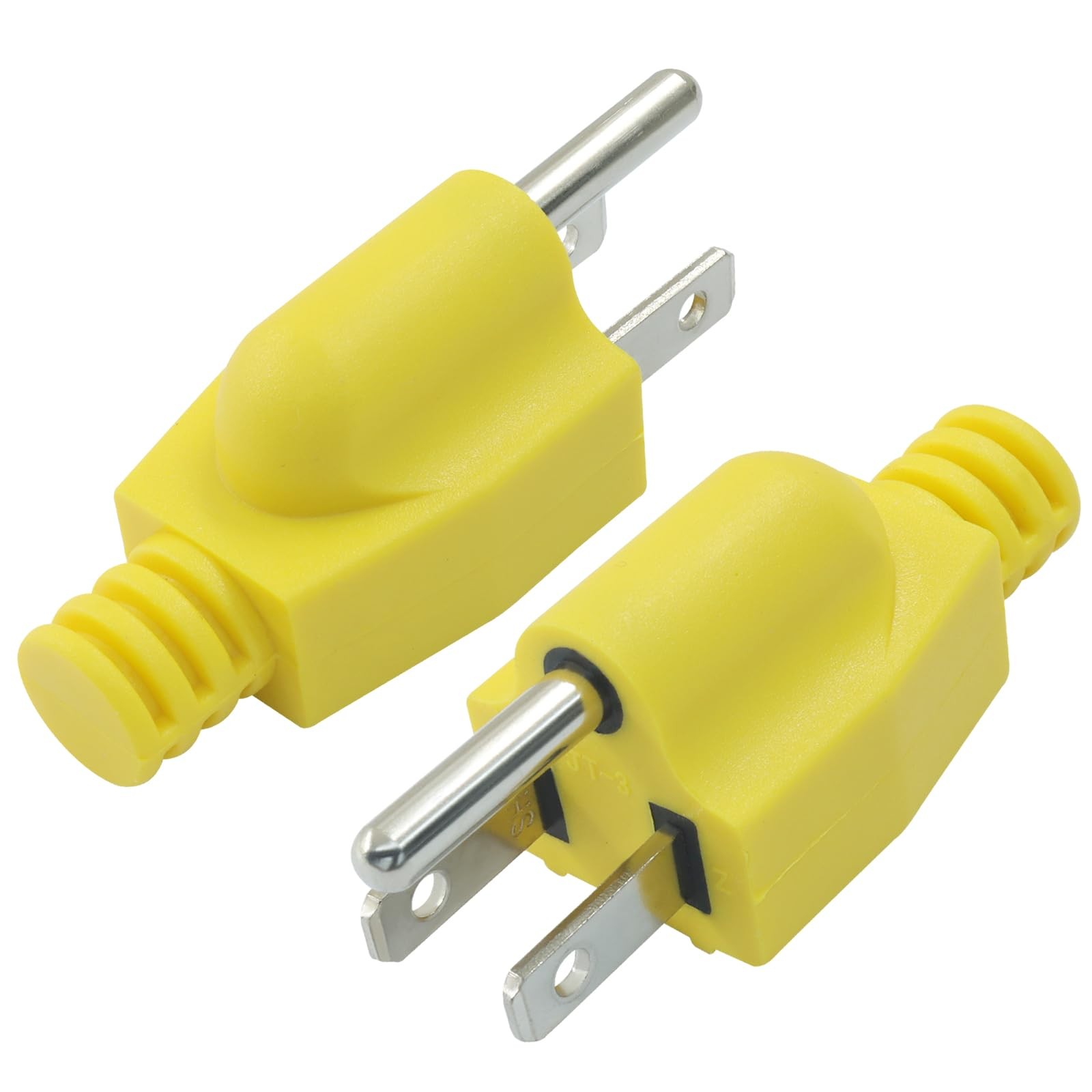 Biaungdo 2 Pack Neutral Ground Bonding Plug for Portable Inverter Yellow