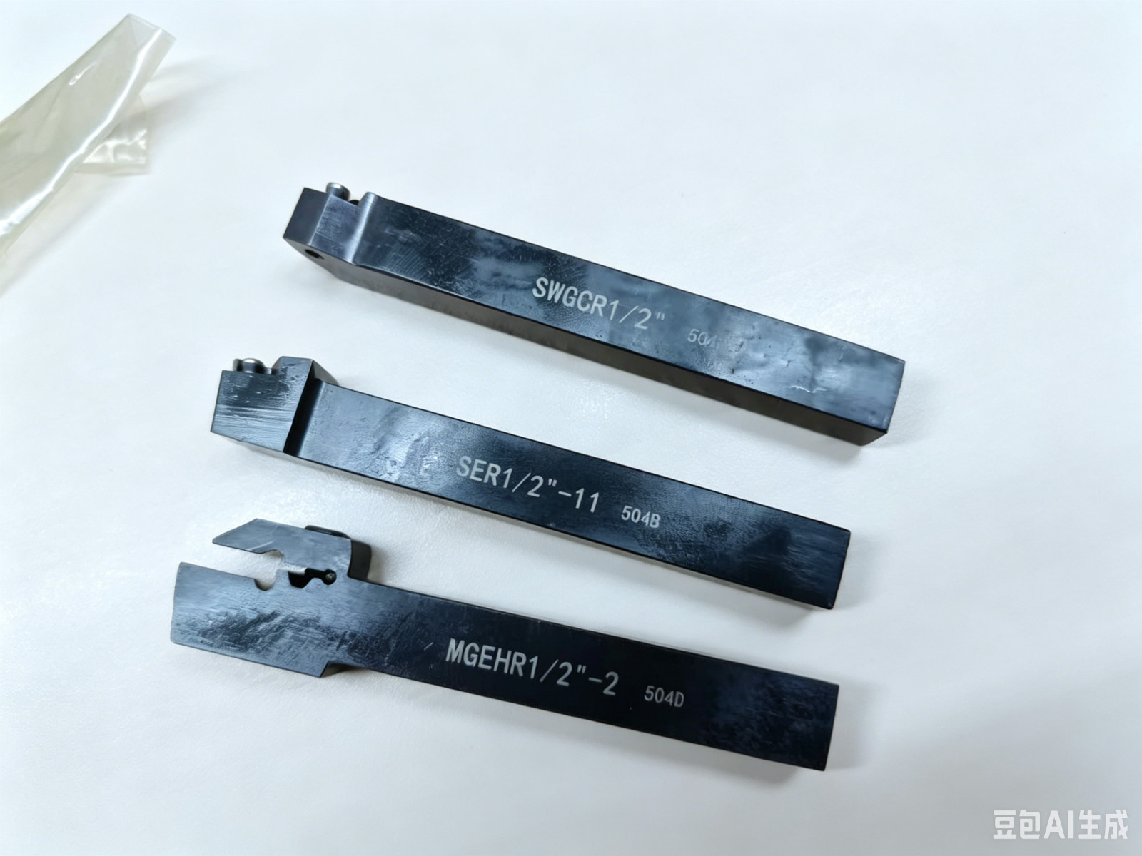 3PCS 1/2" Lathe Indexable Carbide Insert + Turning Tooling Bit Holder Set