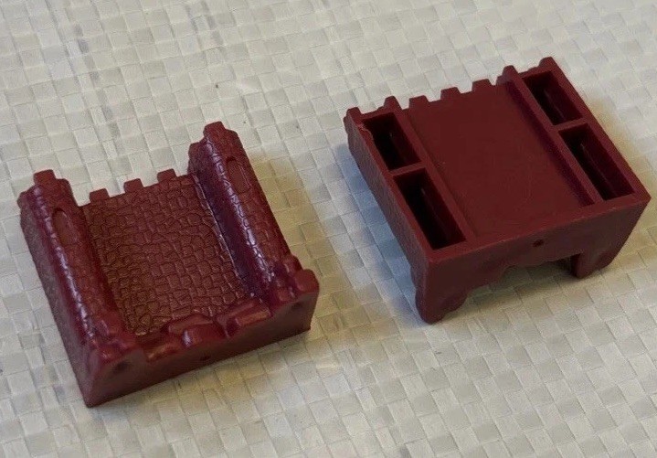 Stratego Fantasy Edition 2 Blank Red Army Pieces Replacement Parts