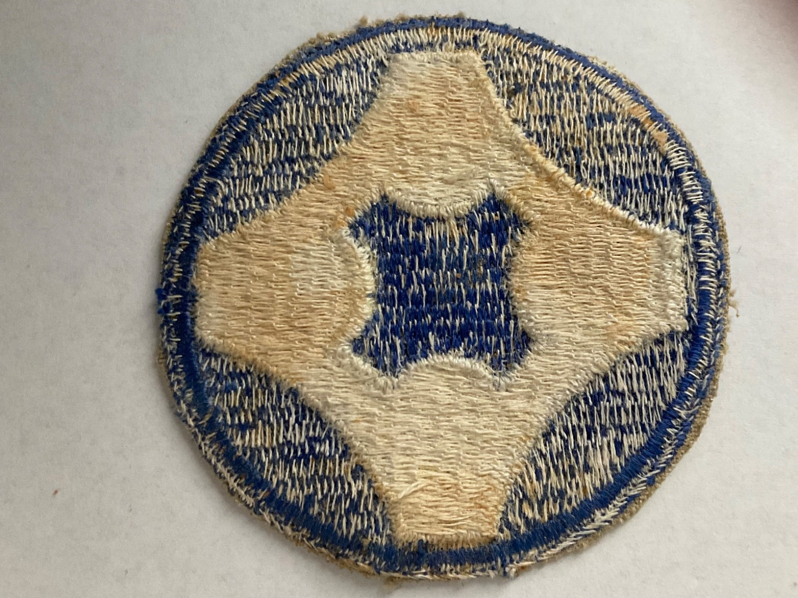 4th Service Command Patch US Army Snowback