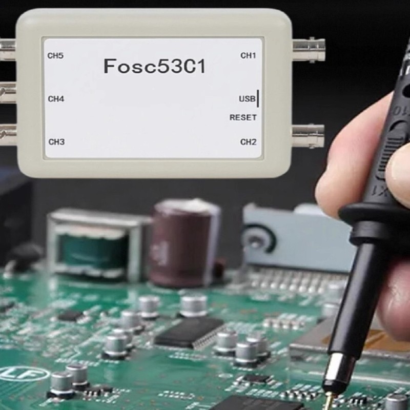 Professional 5 Channel Oscilloscope With Triggering Function 1MHz Sampling Rate