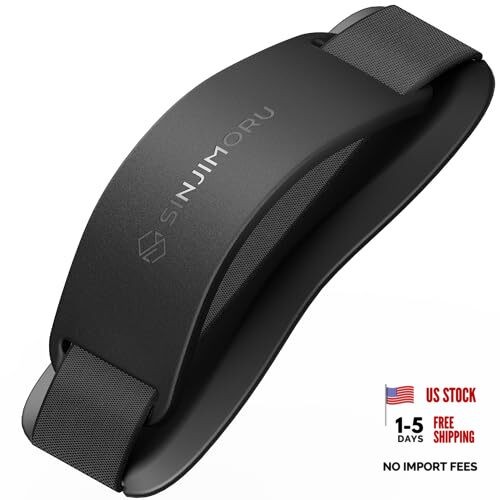 Phone Grip with Silicone Band – Comfortable One-Hand Holder & Kickstand Black
