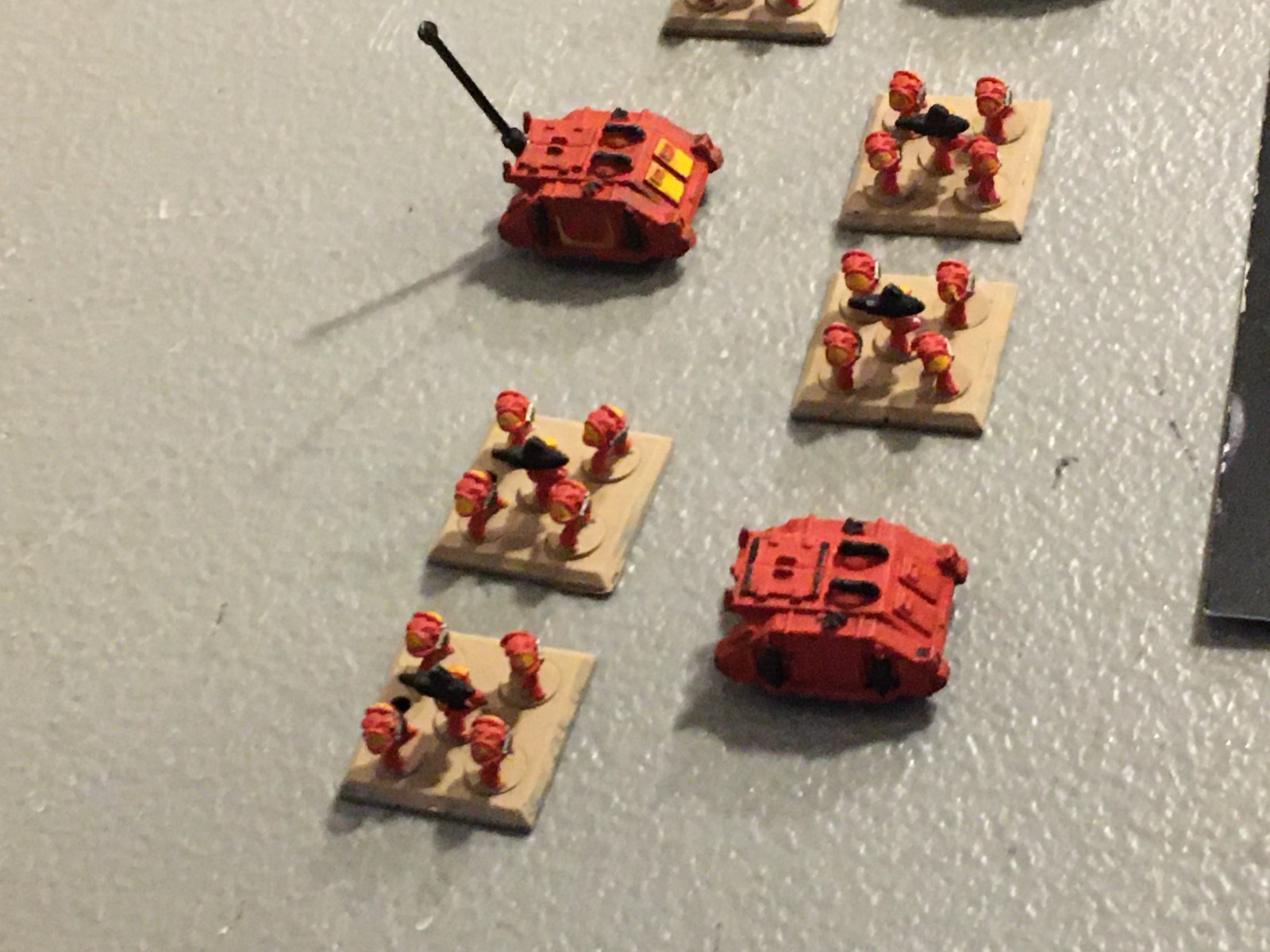 A39675 WARHAMMER EPIC 40K SPACE MARINES DEVASTATOR DETACHMENT MOSTLY PAINTED GW