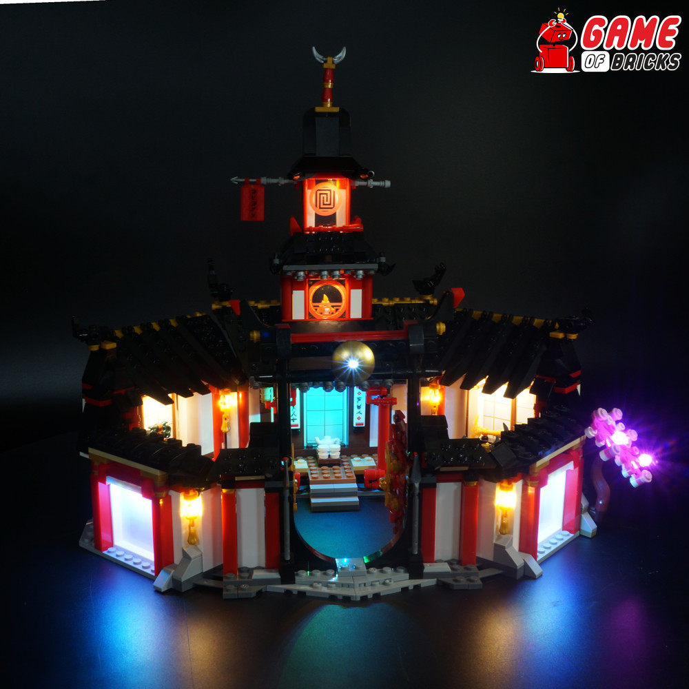 LED Light Kit for Monastery of Spinjitzu - Compatible with LEGO® 70670 Set