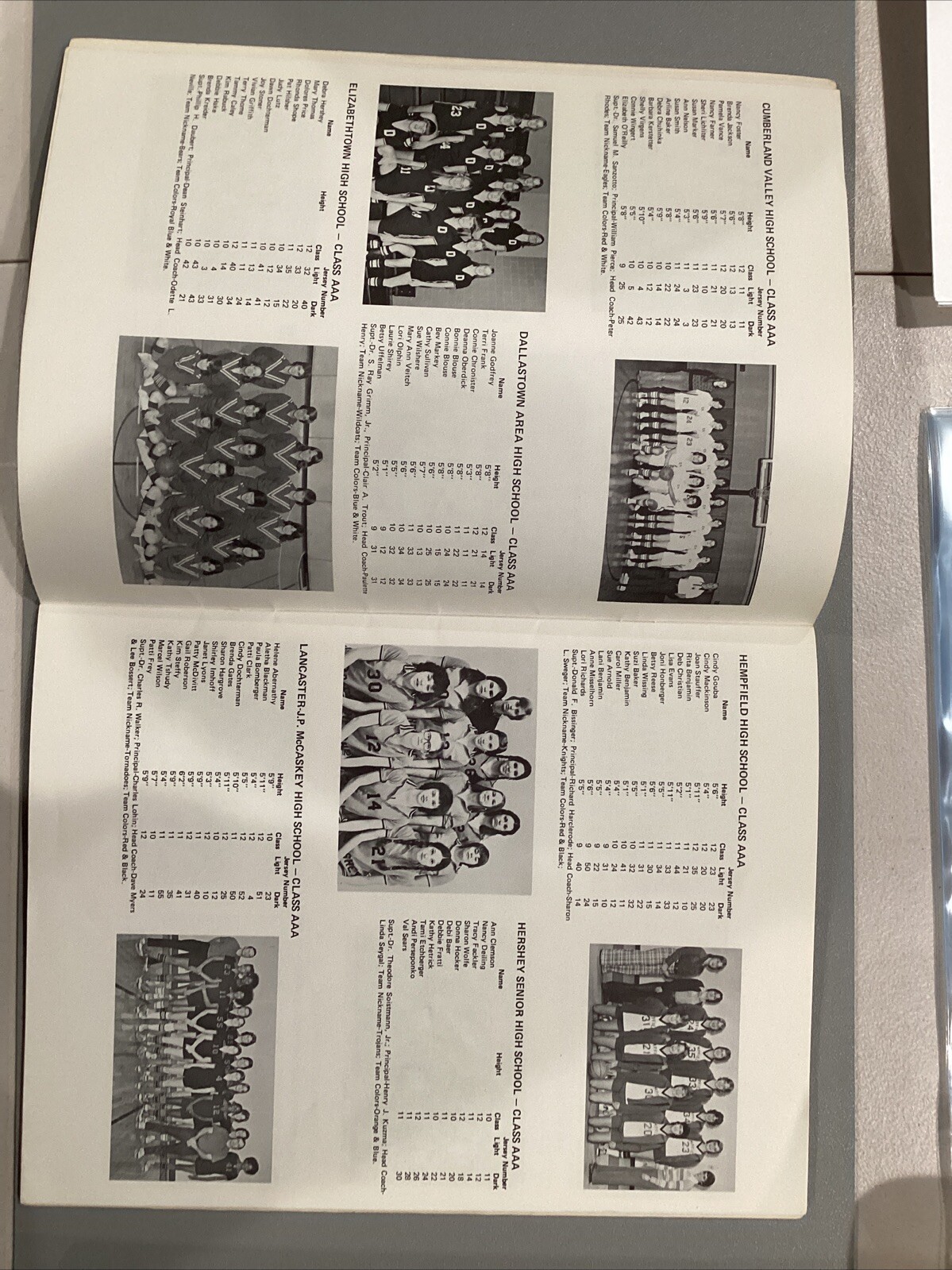 1976 Pennsylvania High School Championship Basketball Program