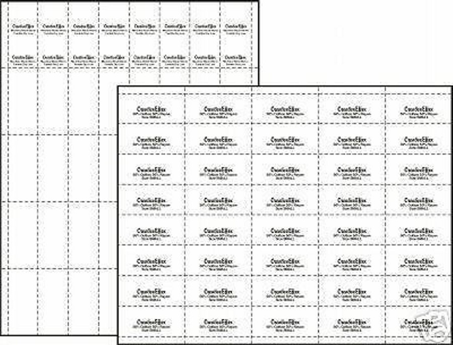 2000 pc Blank Washable U-Print Sewing Clothing Labels