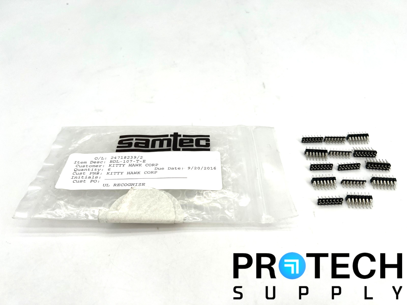 (Lot of Misc.) Samtec Header Connectors