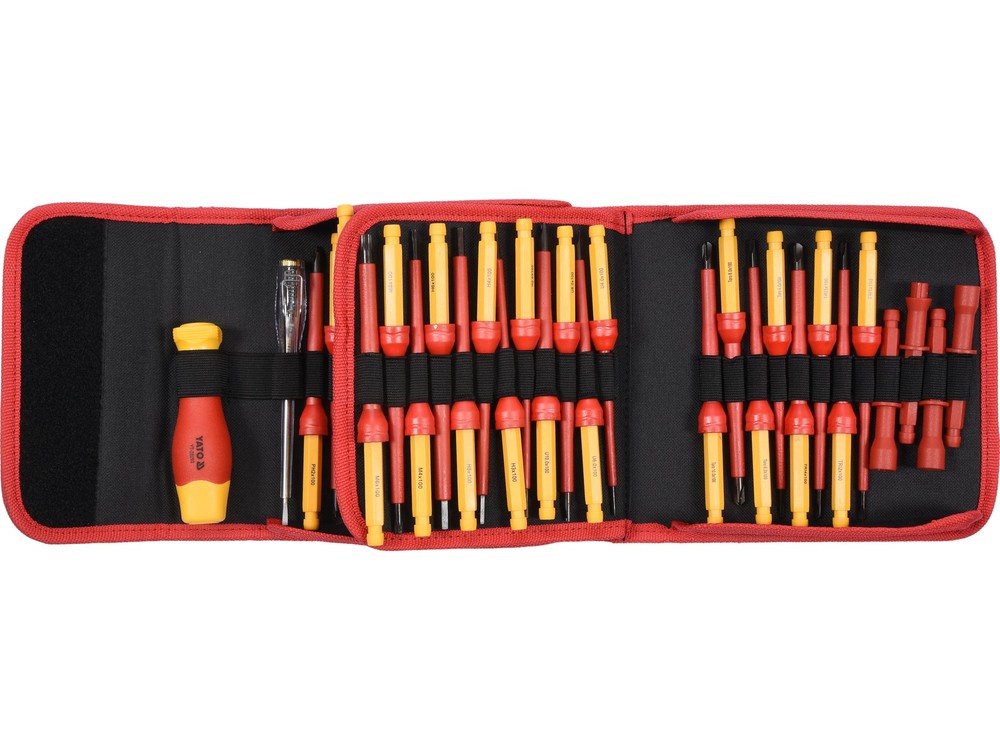 Yato Electricians Screwdriver Set 50pc VDE 1000V YT-28293