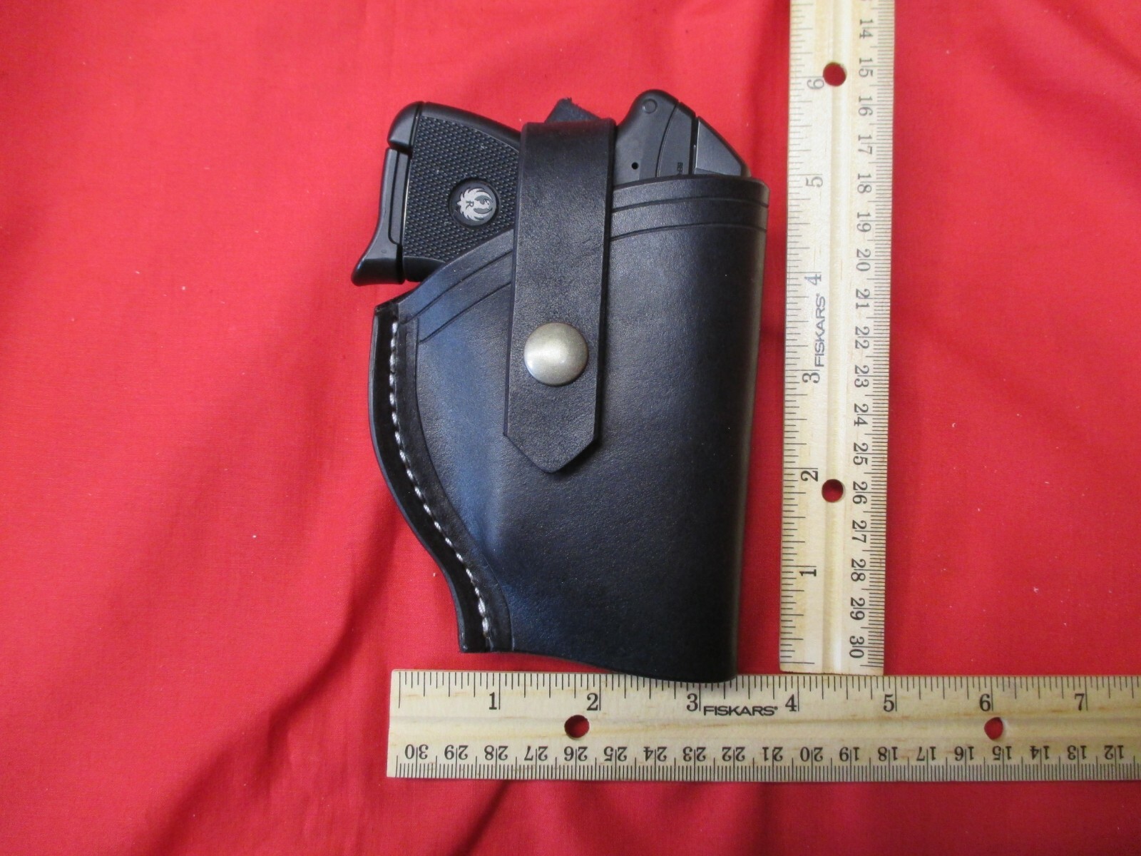 Leather Holster for Ruger 380 LCP & LCP II with/without Crimson Trace Laserguard