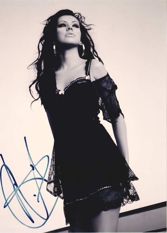 Film / Pop (USA) | Christina AGUILERA | 2002 Photo (Portrait Black And White XL)