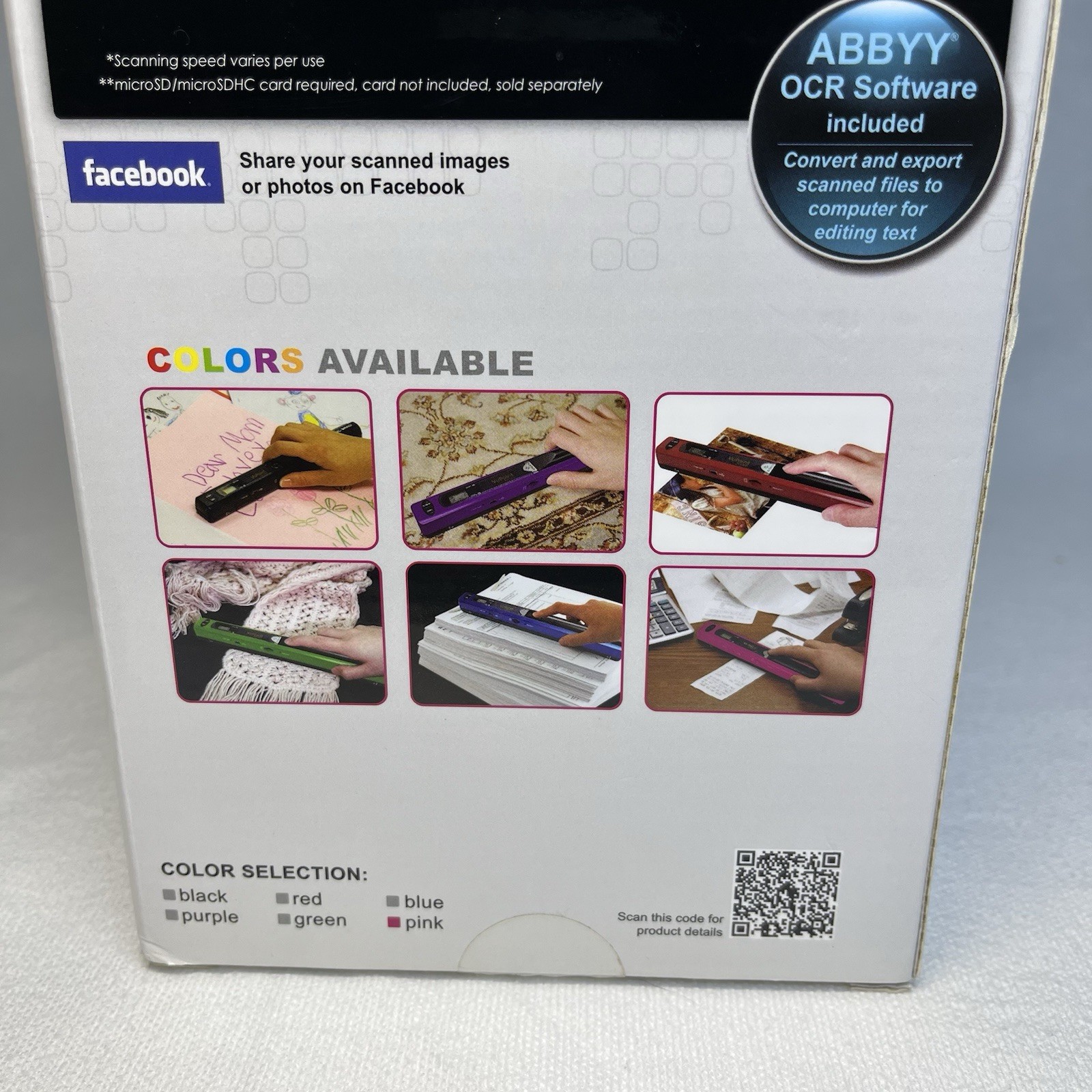 Vu Point Magic Wand Hand Held Scanner St415pk New In Box Hard To Find Pink Color