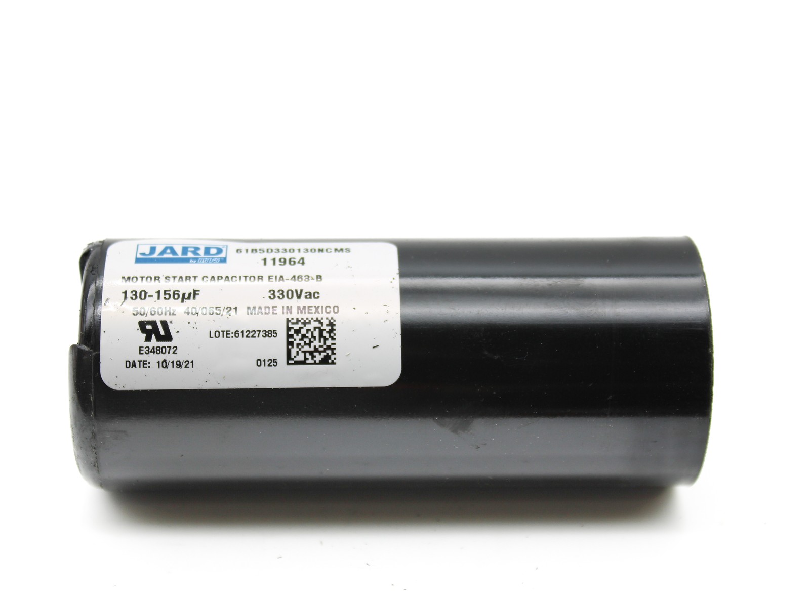 11964 MARS 130-156Mfd 330V Rnd Start Cap. OEM 11964