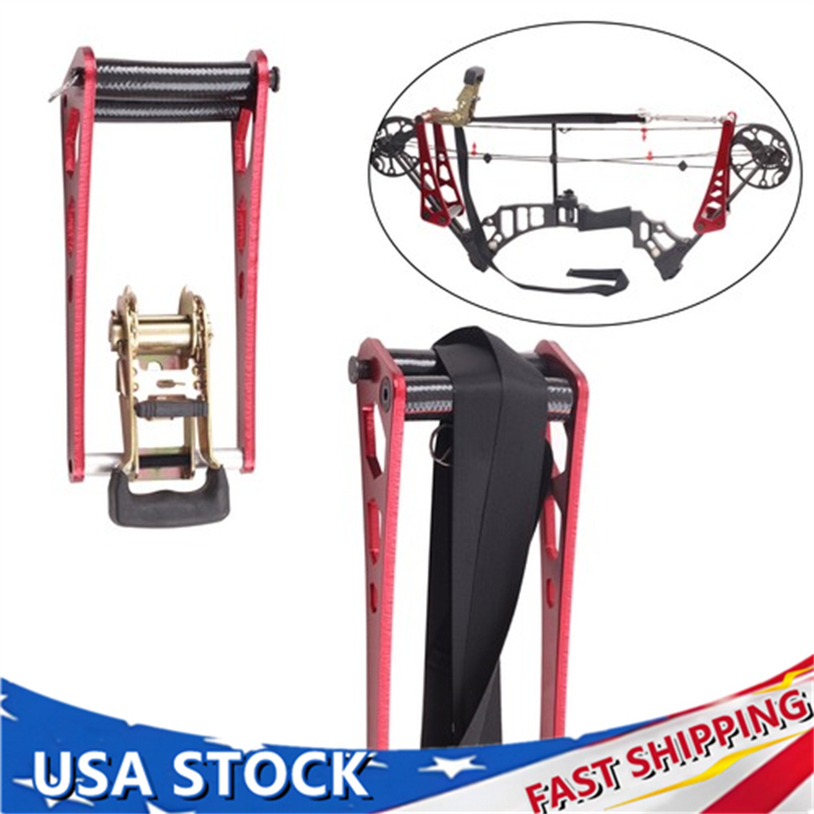Compound Bow Press Ratchet-Loc Archery Bow Opener Accessories Aluminum Alloy
