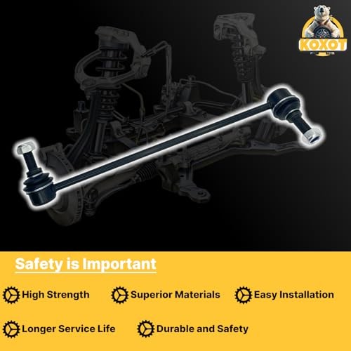 2Pcs Front Sway Stabilizer Bar Link Compatible With Nissan 2003 K80255 K80256
