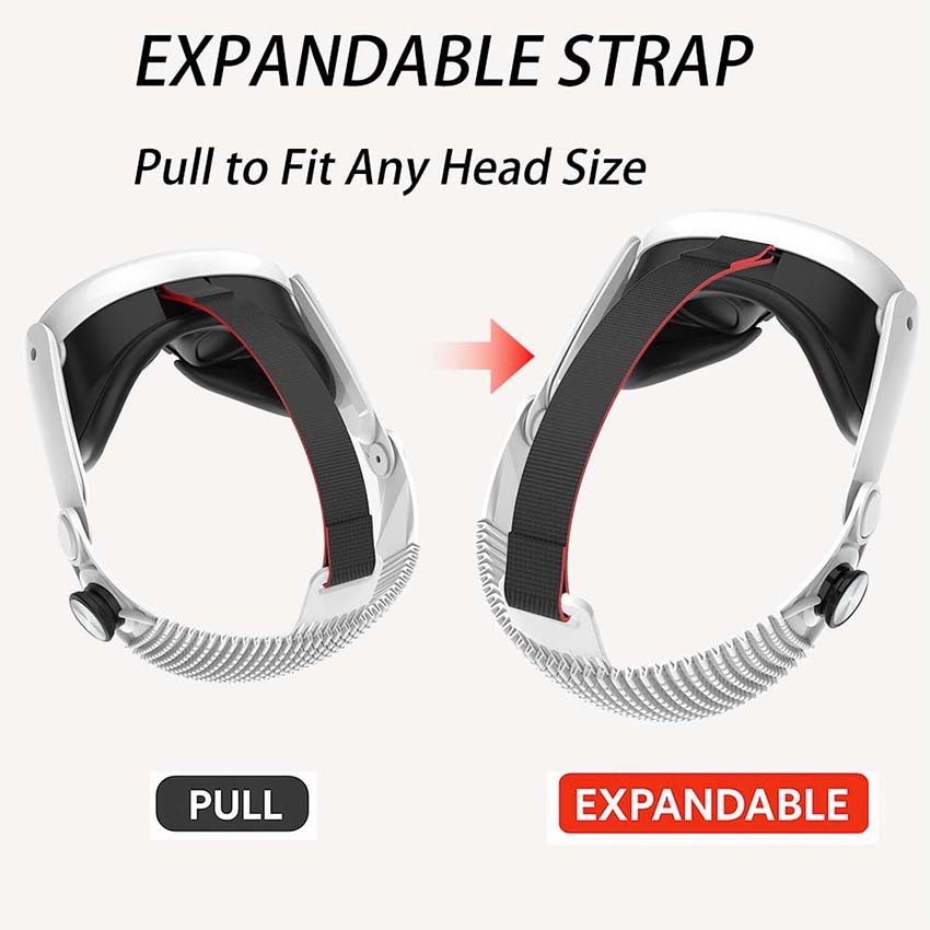 Adjustable Soft Headband Accessories for Quest3/Quest3S