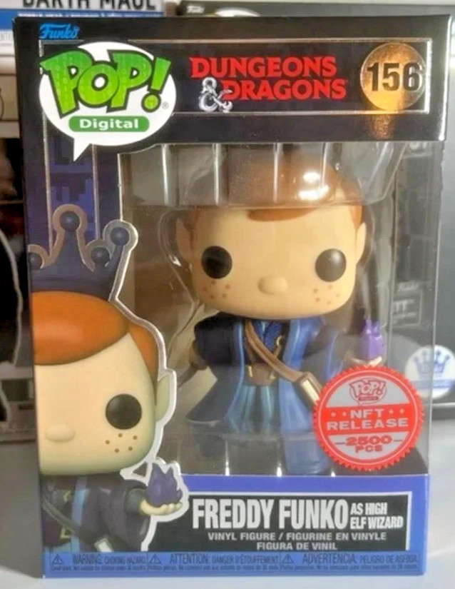 DUNGEONS & DRAGONS Freddy Funko 156 Limited Edition Pop Vinyl Figure Statue